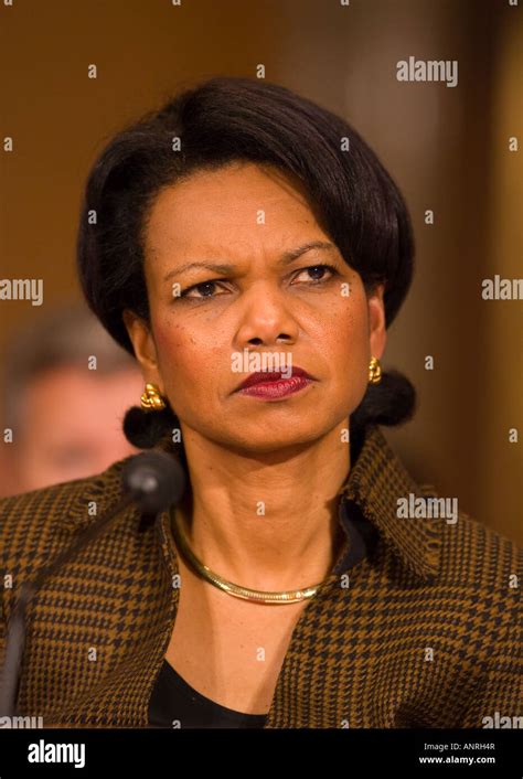 Washington Dc Usa U S Secretary Of State Dr Condoleezza Rice Testifies Before Senate Foreign
