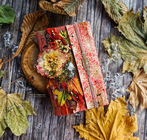 Autumnal handmade notebook by Maria Lillepruun | Attic design, Handmade notebook, Handmade