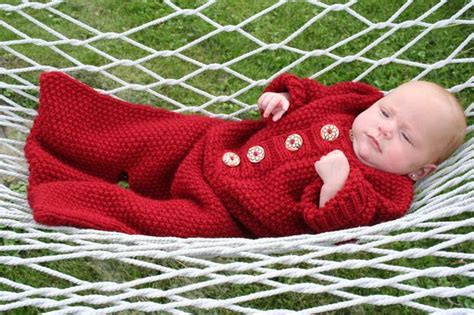 Sweet Dreams Baby Bunting Knitting Patterns And Crochet Patterns From