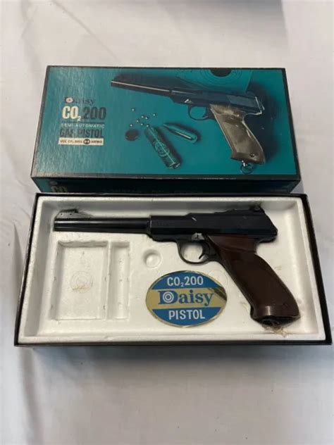 Vintage Daisy Co Semi Automatic Gas Pistol Bb Gun In Box