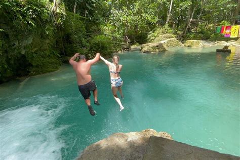 Dunns River Falls And Blue Hole Secret Falls Montego Bay Jamaica