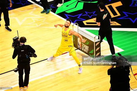 Stephen Curry Of Team Lebron Celebrates During The 70th Nba All Star