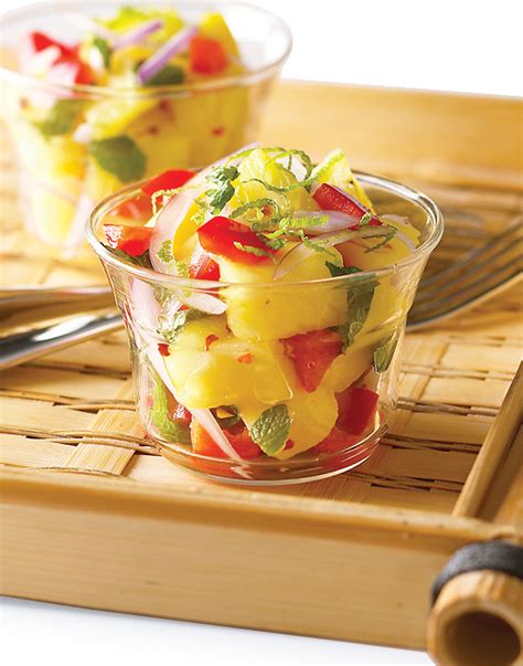 Sweet And Spicy Pineapple Salad Recipe