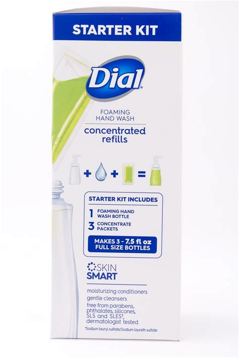 Dial Foaming Hand Wash Starter Kit Concentrated Refills Aloe Scent