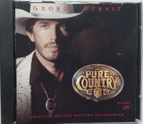 Cd 1992 Music Country Soundtrack By George Strait Titled Pure Etsy