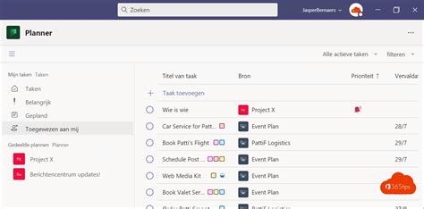 Maybe you would like to learn more about one of these? Starten met Planner(taken) in Microsoft Teams