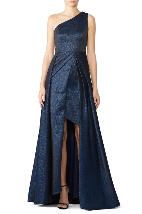 Navy Odyssey Gown By Ml Monique Lhuillier For 105 Rent The Runway