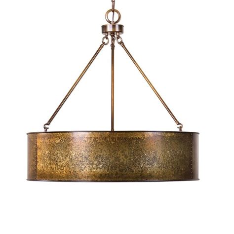 Check out our round hanging light selection for the very best in unique or custom, handmade pieces from our pendant lights shops. Shop 30" Golden Galvanized Round Hanging Ceiling Pendant ...