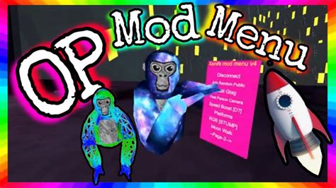 The Most Op Mod Menu In Gorilla Tag History 75 Mods Youtube