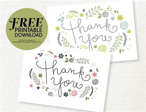 Give Thanks Free Printable Thank You Card Download Orsoshesays