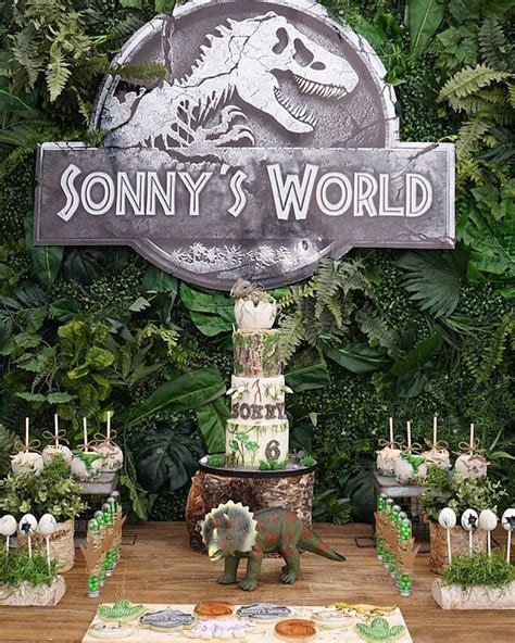 Get these prehistoric jurassic world party supplies at low, discount prices! Jurassic World Themed Birthday Party - Pretty My Party ...