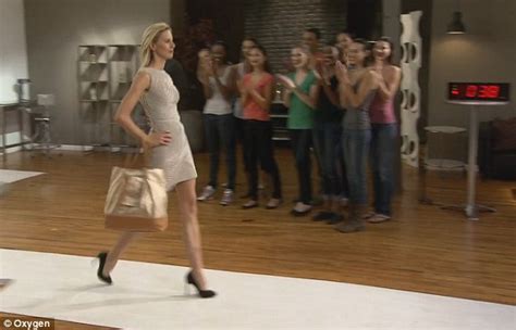 Karolina Kurkova Strips Down To Underwear As She Shows Budding Supermodels How To Work The
