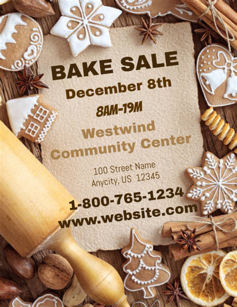 Bake Sale Template Postermywall