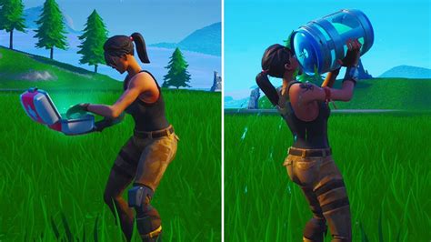 All New Consumable Animations In Fortnite Battle Royale Chug Jug