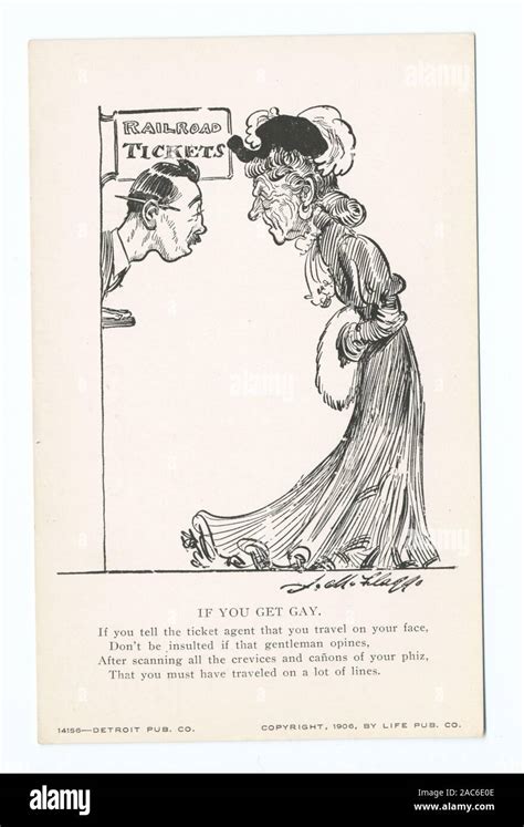 Wenn Sie Gay Flagg Cartoons Karikaturen 1905 Enthält Das Life