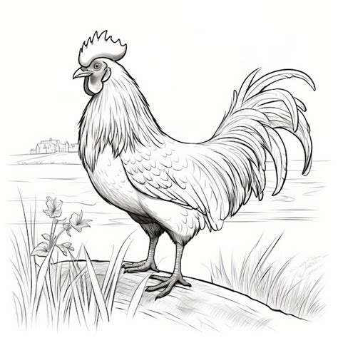 Rooster Coloring Pages Fun And Creative Printable Sheets