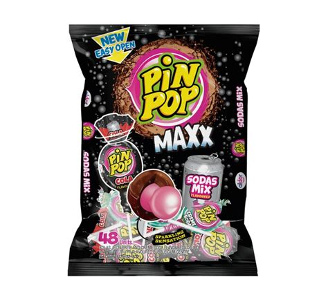 Pin Pop Maxx Sodas Twist X48s Candykidz Megastore