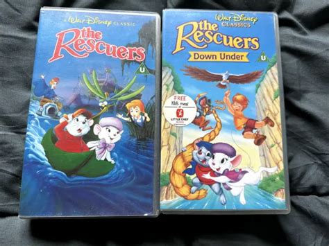 THE RESCUERS The Rescuers Down Under VHS Video Walt Disney Classics PicClick