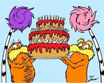 Seuss Dr Birthday Happy Clip Clipart Lorax