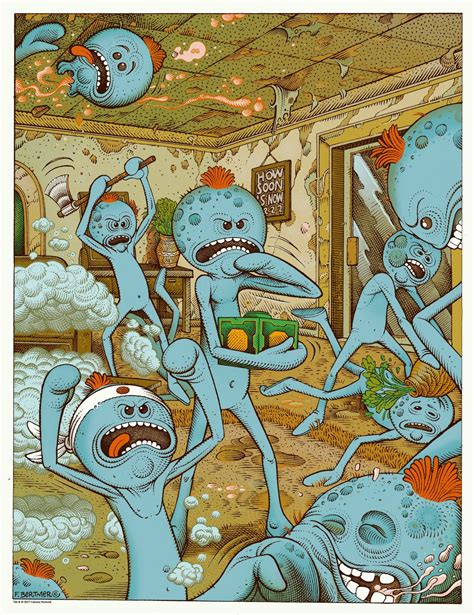 Image Of Mr Meeseeks Artist Edition Rick And Morty Poster Rick