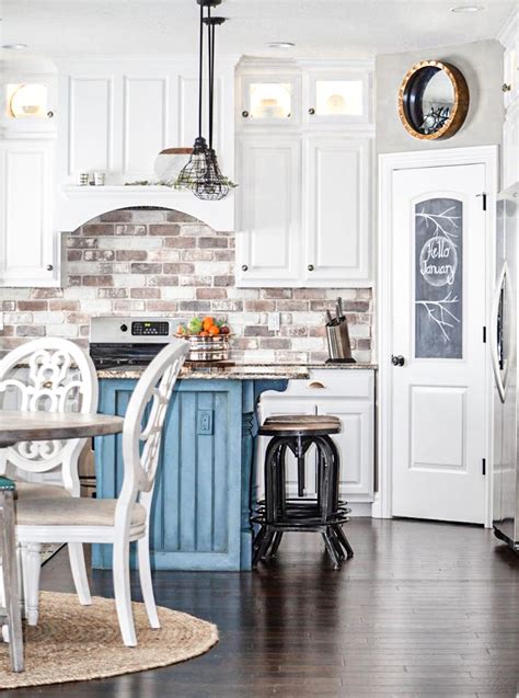 Do it yourself brick backsplash. 8 Ridiculously Beautiful Brick Backsplash Kitchen Ideas - DIY Darlin'