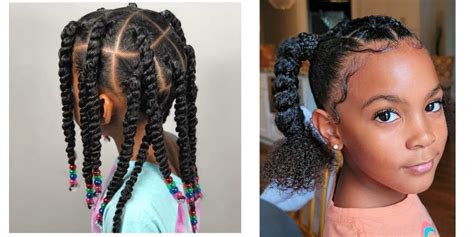 Idées De Coiffures Faciles Pour Petite Filles Aux Cheveux Afros