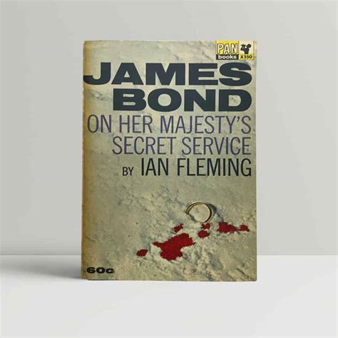 Ian Fleming On Her Majesty S Secret Service First Paperback Edition With 60c To The Front