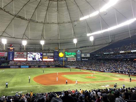 Indoor Baseball A Review Of Tropicana Field Section 411