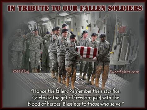 Memorial For Fallen Soldiers Quotes Quotesgram