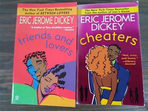 Lot Of 2 Eric Jerome Dickey Books Paperback ~ Cheaters ~ Friends And