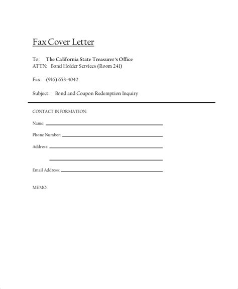 Fax Cover Letter Template Word Database Letter Template Collection