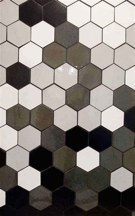 Black And White Hexagon Tile Patterns Feliz Ideias