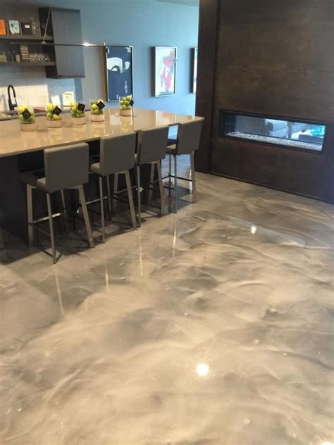 It is not recommended for use on garage floors that hold moisture, which will undermine the bonding process. 20 Epoxy Flooring Ideas With Pros And Cons - DigsDigs