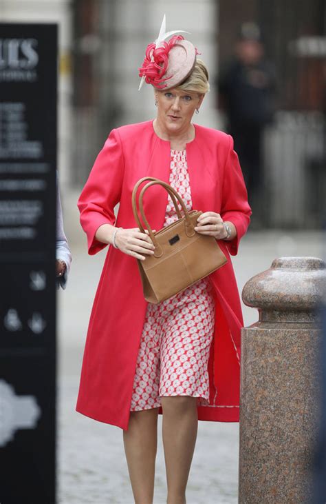 Clare Balding Looks Pretty In Pink At The Queens 90th Birthday