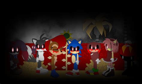 The Many Faces Of Sonic Exe By Callumtheimp On Newgro