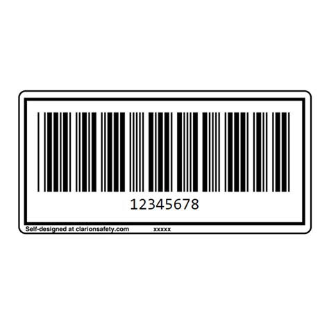 Barcode Label Template