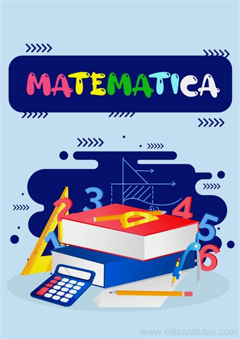 Portadas Para Cuadernos De Matemática 【2020 8f8