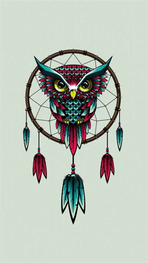 Dreamcatcher Owl Illustration Dreamcatcher Wallpaper Owl Wallpaper