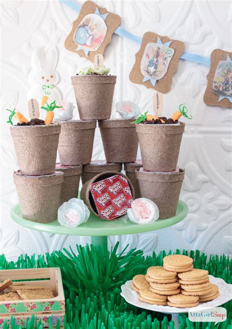 Peter Rabbit Inspired Easter Party Ideas Atta Girl Says