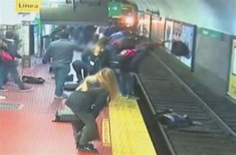 Bystanders Rush To Rescue Woman Who Fell Onto Subway Tracks Flipboard