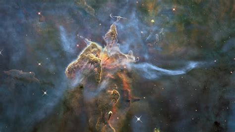 Mystic Mountain Bright Pillar In The Carina Nebula Youtube