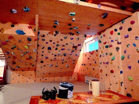 The Perfect Basement Just Needs A Fingerboard Home Climbing Wall