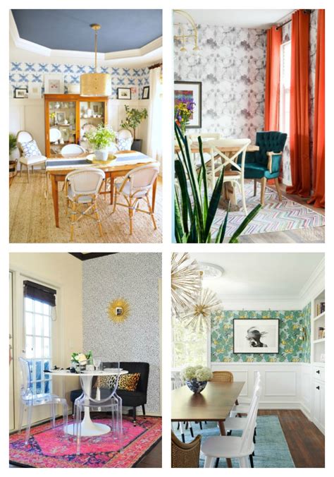 Dining Room Wallpaper Ideas & Inspiration from Real Homes