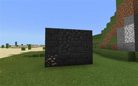 Stone Blackstone Bedrock Minecraft Texture Pack