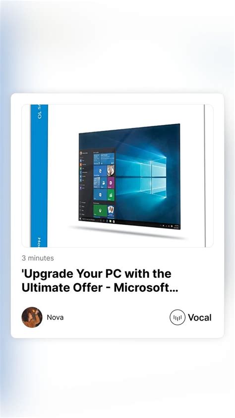 Upgrade Your Pc With The Ultimate Offer Microsoft Windows 10 In 2023