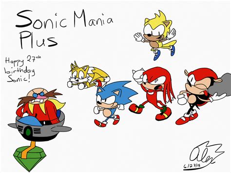 Sonic Mania Plus Art By Hyperalex2 On Deviantart