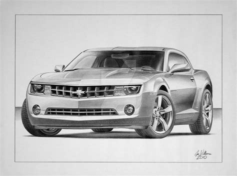 Chevrolet Camaro Drawing Camaro Chevrolet Ss Convertible Drawing 3d
