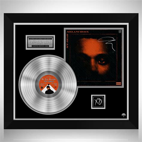 The Weeknd My Dear Melancholy Platinum Lp Limited Signature Edition St