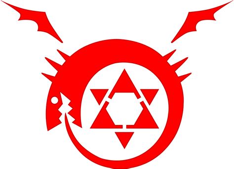 Fullmetal Alchemist Ouroboros Symbol Oroboros Tattoo Fma Envy