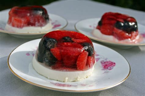 Jelly Pudding Gelée De Fruits Anglaise